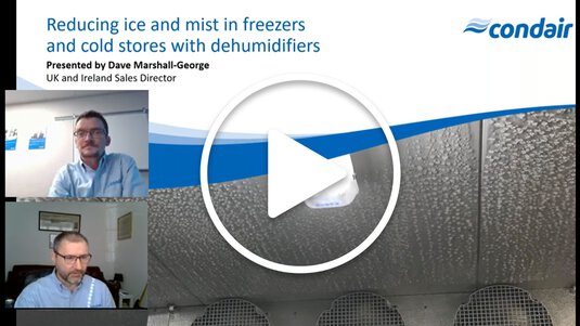 Webinar on reducing ice in cold stores and freezers