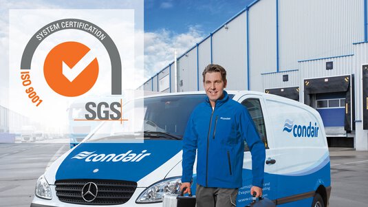 condair iso marks 30 years of quality
