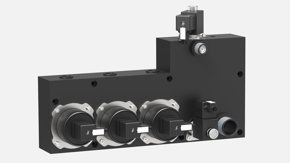 evaporative humidifier's hydraulic unit evaporative humidifier's hydraulic unit
