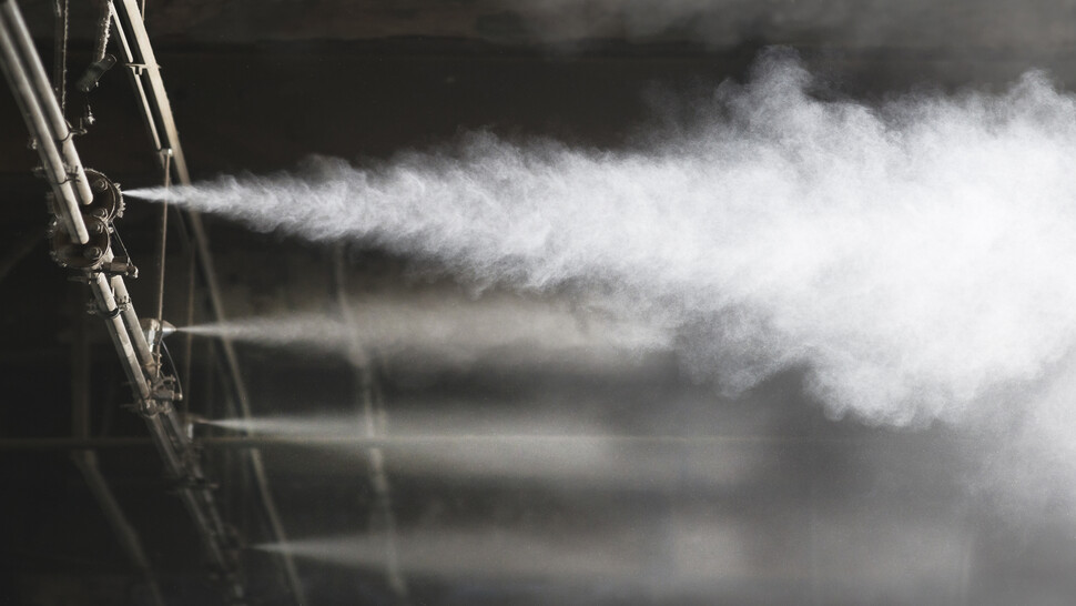 JetSpray humidifier at Ganges Jute Mill