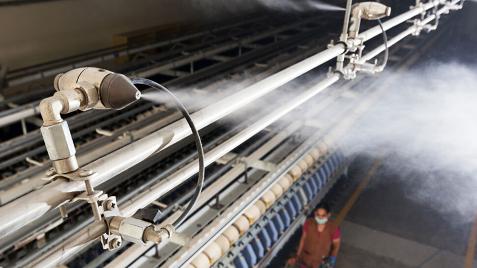 VMT Spinning improves productivity with humidity control